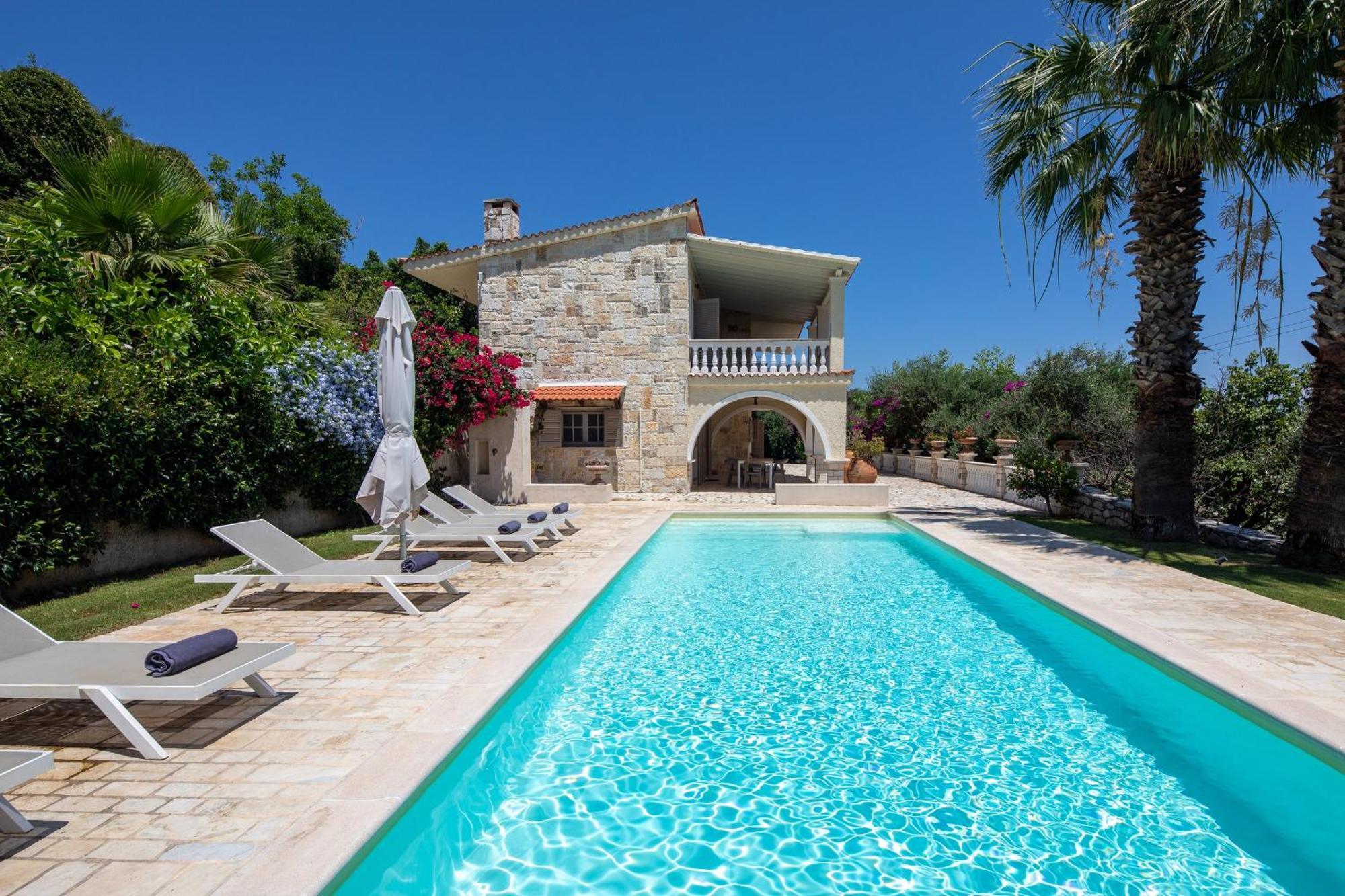 Ionian Garden Villas - Villa Pietra Benitses  Exteriör bild